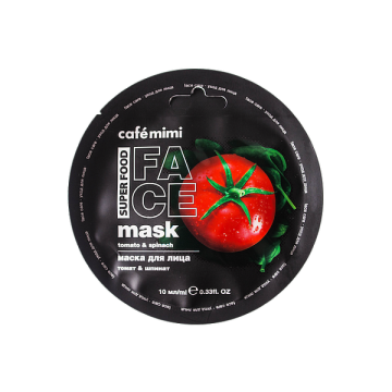 Маска для лица Томат & Шпинат, 10 мл.| Cafe mimi