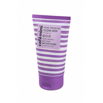 Гель-скатка для лица ЧИСТАЯ КОЖА. 150 мл., Cafe mimi 