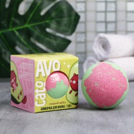 Бурлящий шар в коробке AVOcato, 130 г., с ароматом арбуза|Beauty Fox