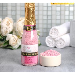 Жемчуг во флаконе шампанское «Самая нежная», 240 г., аромат роза| Чистое счастье