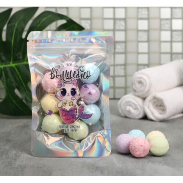 Бомбочки для ванной "Пусть всё будет волшебно", 10 шт. по 10 гр.| Beauty Fox