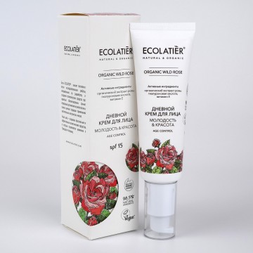 Дневной крем для лица Серия ORGANIC WILD ROSE, 50 мл.| Ecolatier