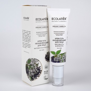Крем-гель увлажняющий для лица Серия ORGANIC SAMBUCA, 50 мл.| Ecolatier