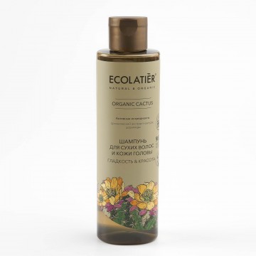 Шампунь для сухих волос и кожи головы ГЛАДКОСТЬ & КРАСОТА, 250 мл.| Ecolatier