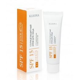 Cолнцезащитный крем для лица SPF 15, 30 мл.| Kleona