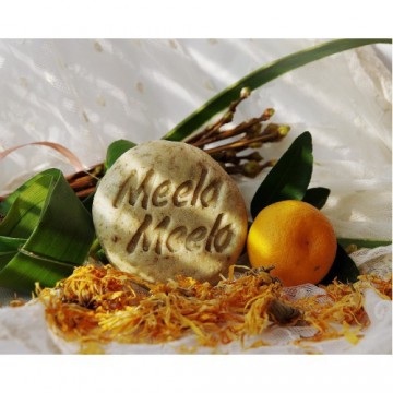 Твердый шампунь для очищения и объема волос "Трава-мурава", Meela Meelo
