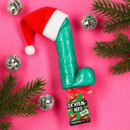 Леденец XXL в шапочке «Года», вкус: яблоко, 140 г.|Количество ограничено