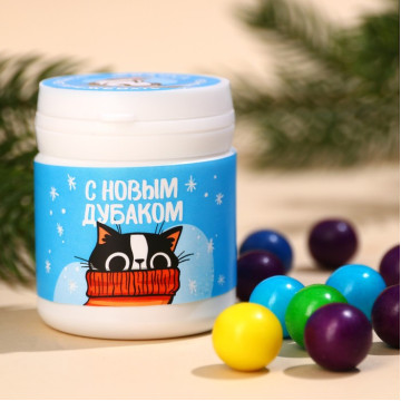 Жевательная резинка «С Новым дубаком» в банке, 40 г.|Количество ограничено