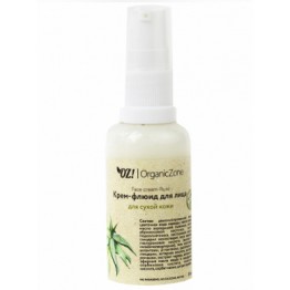 Крем–флюид для сухой и чувствительной кожи 50 мл., Organic Zone