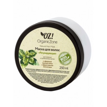 Маска для жирных волос "Регулирующая" 250 мл., Organic Zone