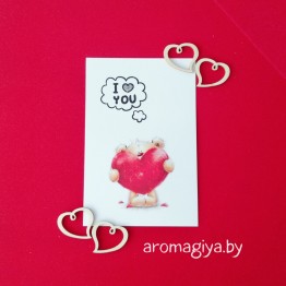 Открытка для любимого и любимой Арт.221| Aromagiya.by