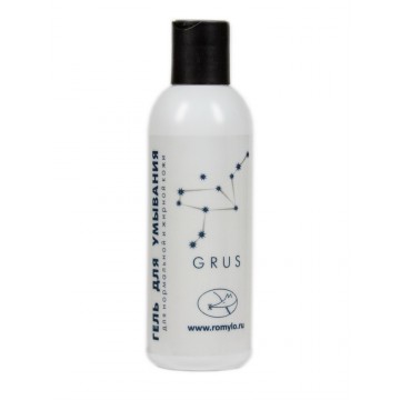Гель для умывания Grus для нормальной и жирной кожи, 200 мл.| Мыловарня Романовых