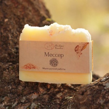 Мыло "Мессер" (праздничная версия), 100 г., Мыловарня Романовых