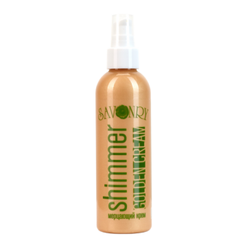 Мерцающий крем для тела GOLDEN (золотой), 200 мл., Савонри
