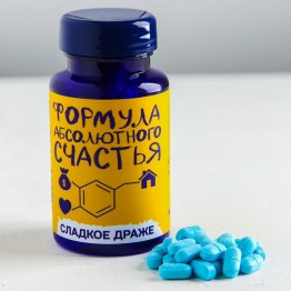 Конфеты - таблетки «Формула счастья», 50 г.| Фабрика счастья