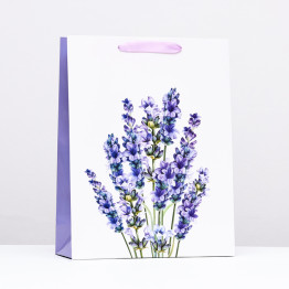 Пакет ламинированный "Лаванда", 31 х 40 х 11,5 см.