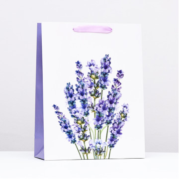 Пакет ламинированный "Лаванда", 31 х 40 х 11,5 см.