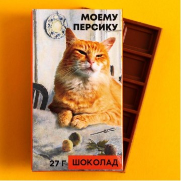 Шоколад молочный «Моему персику», 27 г.| Фабрика счастья