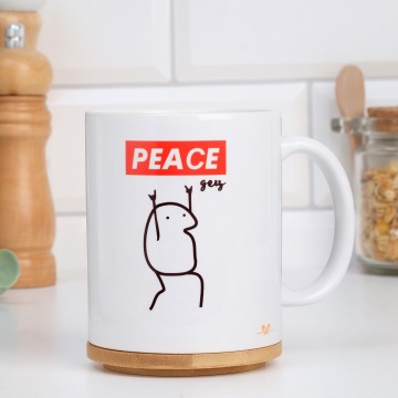 Кружка "Peaceдец", 320 мл.