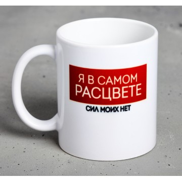 Кружка «Я в самом расцвете…», 300 мл.