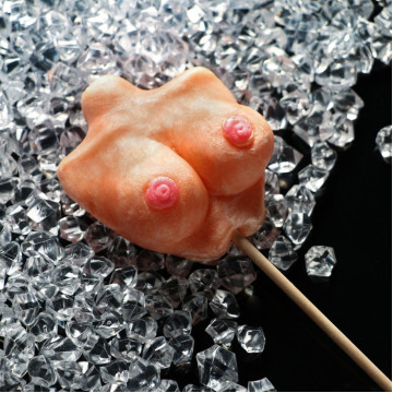 Карамель на палочке "Детка конфетка", грудь, 40 г.