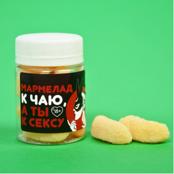 Мармелад в банке «Мармелад к чаю», вкус: банан, 50 г.| Фабрика счастья
