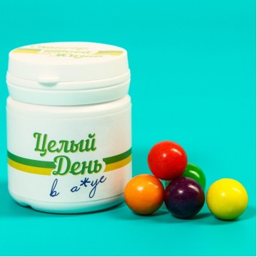 Жевательная резинка «Всякий день» в банке, 40 г.| Фабрика счастья