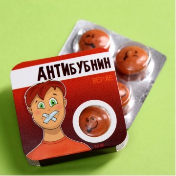 Жевательная резинка "Анти-бубнин" кола, 14г.| Фабрика счастья