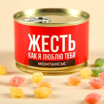 Монпансье «Жесть» в консервной банк, вкус: фруктово-ягодный, 140 г.| Фабрика счастья