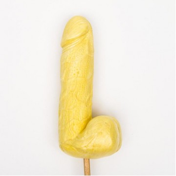 Карамель на палочке «Мега Мистер», жёлтый, 140 г.| Aromagiya.by