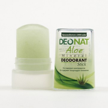 Дезодорант-кристалл с натуральными вытяжками трав и соком алое, 40 г.