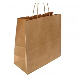 Пакет крафт "Вельвет" натуральный, без печати 32 х 12 х 32 см
